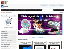 Tablet Screenshot of easy-leds.de